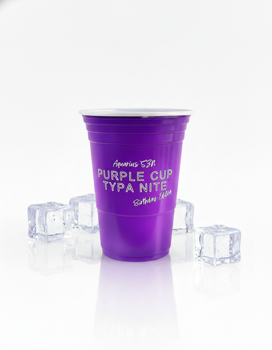 Purple Cup Typa Nite 10 Pack